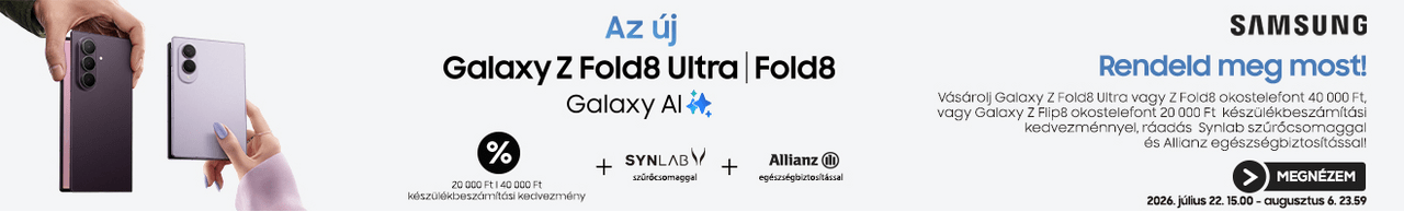 Galaxy Z Fold8 Ultra, Z Fold8, Z Flip8 bevezeté
