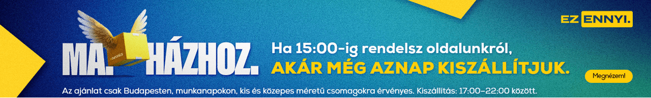 Ma. Házhoz. Akár még aznapi szállítás az Euronicsnál! Ez ennyi.