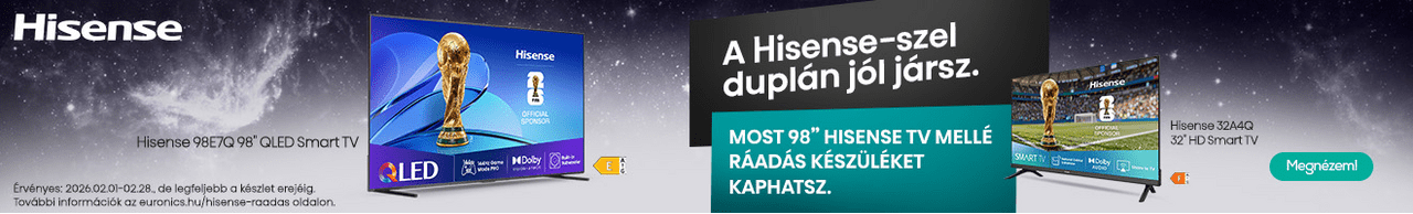 Dupla képernyő. Dupla élmény.