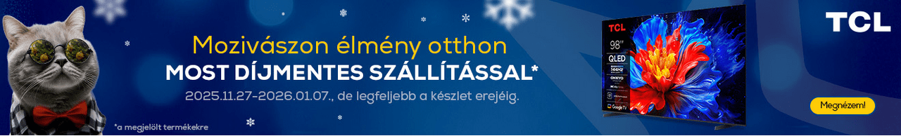 Mozivászon élmény otthon - most díjmentes szállítással*