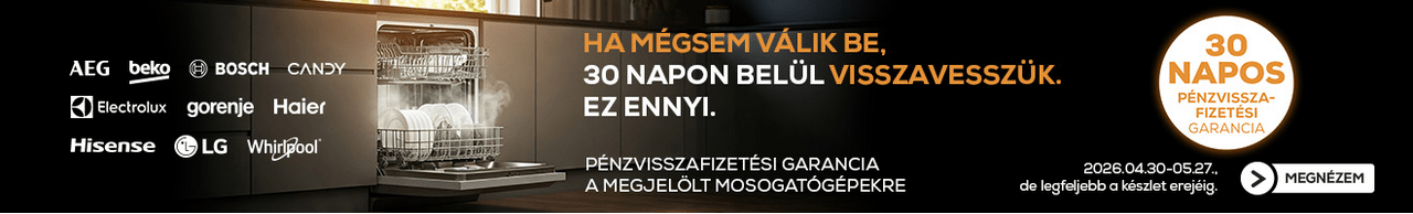 Ha mégsem válik be, visszavesszük 30 napon belül. Ez ennyi.