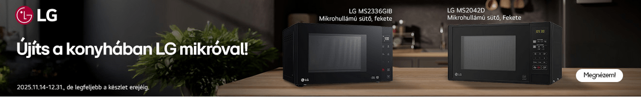 Újíts a konyhában LG mikróval!
