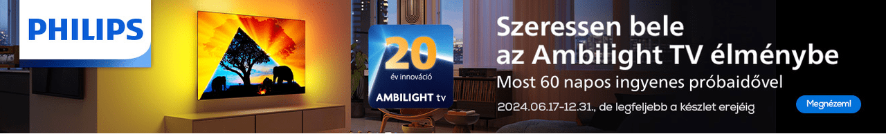 Philips Ambilight televízió 60 napos teszt