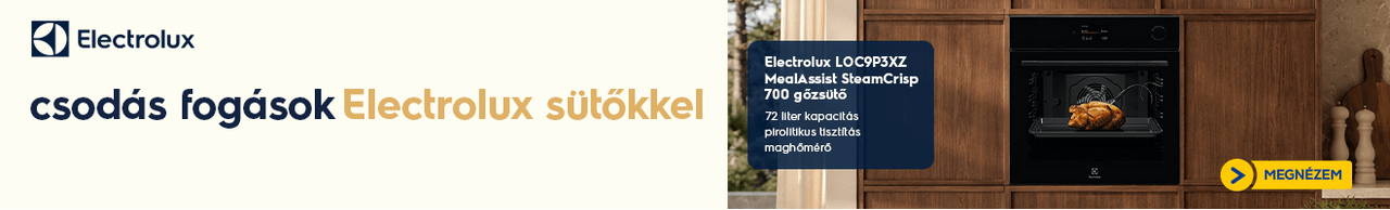 Tökéletes ízek Electrolux ajánlatainkkal. Ez ennyi!