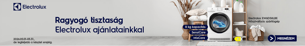 Ragyogó tisztaság Electrolux ajánlatainkkal