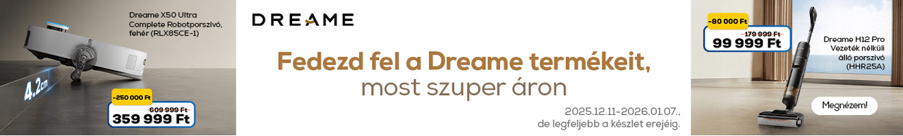 Dreame termékek kedvezménnyel