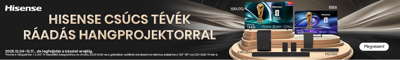 Hisense televíziók ráadással