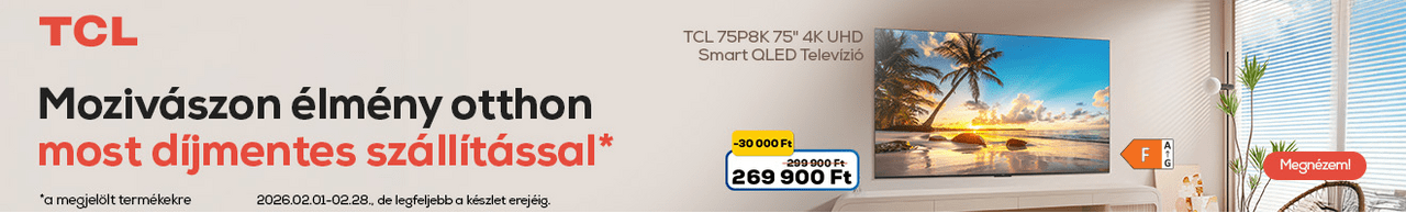 Mozivászon élmény otthon - most díjmentes szállítással*