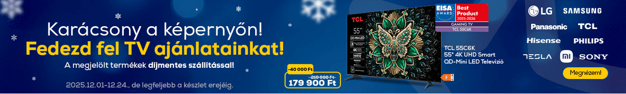 Karácsony a képernyőn - fedezd fel TV ajánlatainkat!