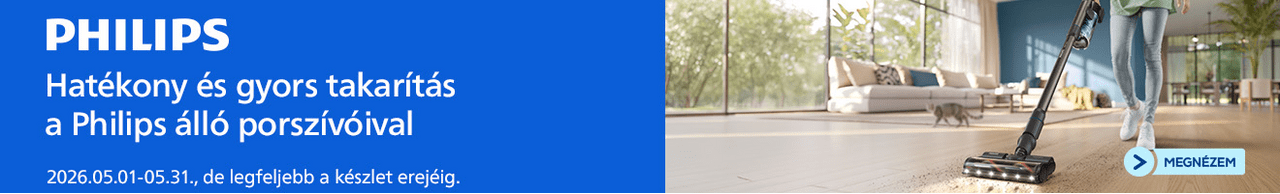 Hatékony és gyors takarítás a Philips álló porszívóval.
