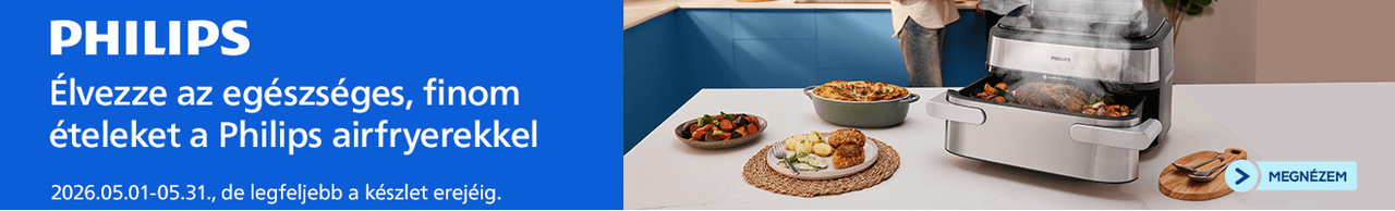 Élvezze az egészséges, finom ételeket a Philips airfryerekkel.