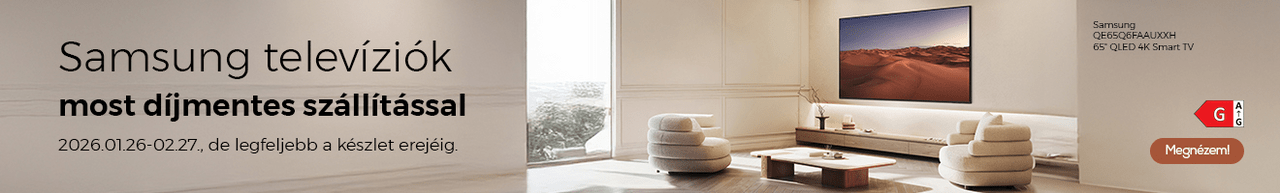 Samsung televíziók most díjmentes szállítással