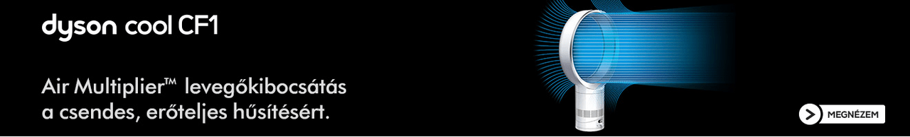 Air Multiplier™ levegőkibocsátás a csendes, erőteljes hűsítésért.