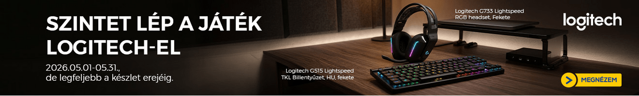 Szintet lép a játék Logitech-el