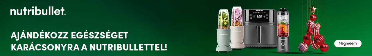 Ajándékozz egészséget Karácsonyra a Nutribullettel!