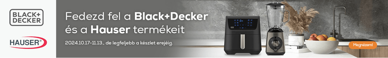 Fedezd fel a Black+Decker és a Hauser termékeit