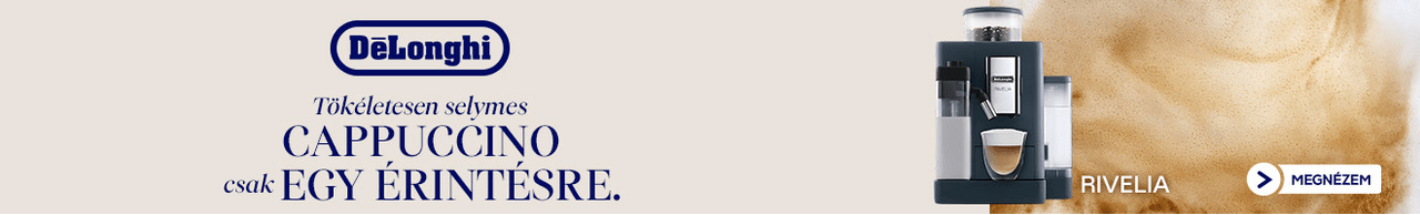 Tökéletes selymes cappuccino csak egy érintésre.