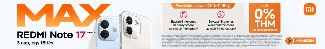 REDMI Note 17 bevezetés