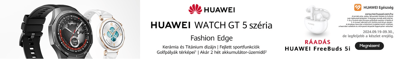 Huawei Watch GT 5 ráadás FreeBuds 5i