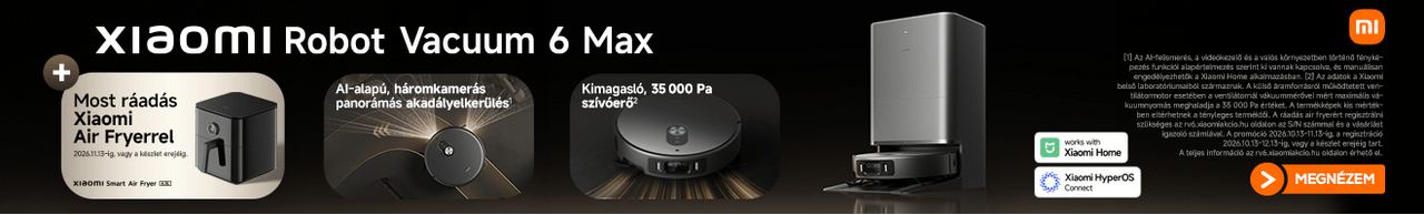 Xiaomi robotporszívó ráadással