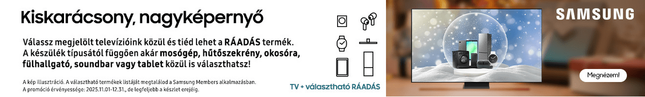 Samsung TV-k ráadással