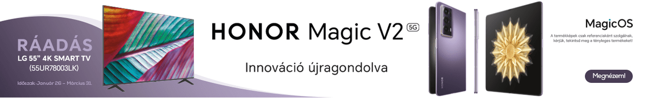 HONOR Magic V2 ráadás  TV