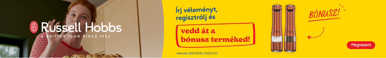 Vásárolj, írj véleményt, regisztrálj és vedd át a bónusz terméked!