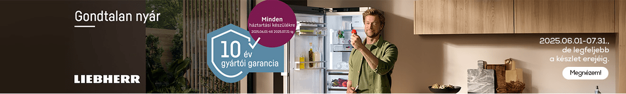 Liebherr 10 év garancia