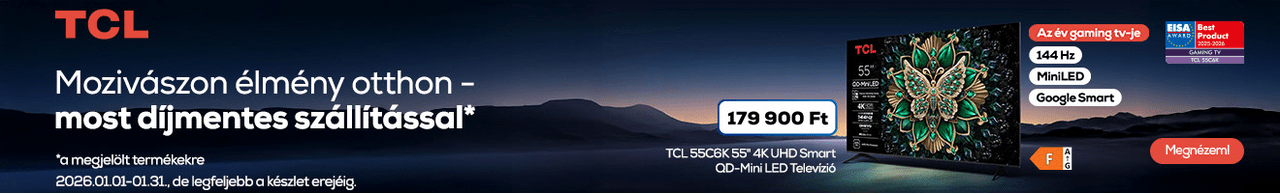 Mozivászon élmény otthon - most díjmentes szállítással*