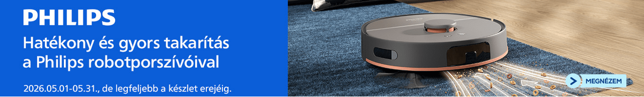 Hatékony és gyors takarítás a Philips robotporszívóval.