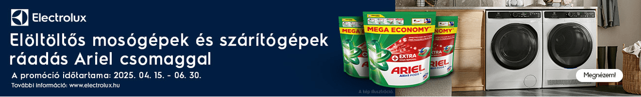 Electrolux mosógépek ráadássa