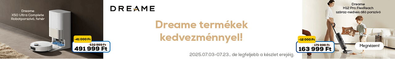 Dreame termékek kedvezménnyel