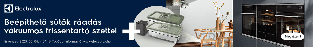 Electrolux sütők ráadás vákuumos szettel