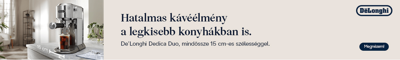 Hatalmas kávéélmény a legkisebb konyhákban is.