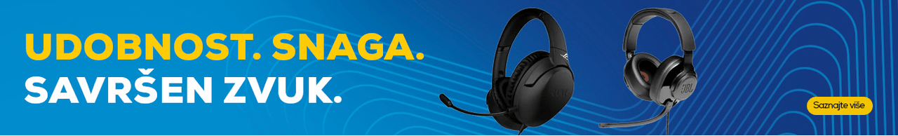 Udobnost. Snaga. Savršen zvuk. Udobnost. Snaga. Savršen zvuk.