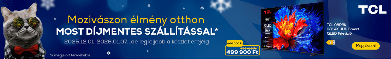 Mozivászon élmény otthon - most díjmentes szállítással*