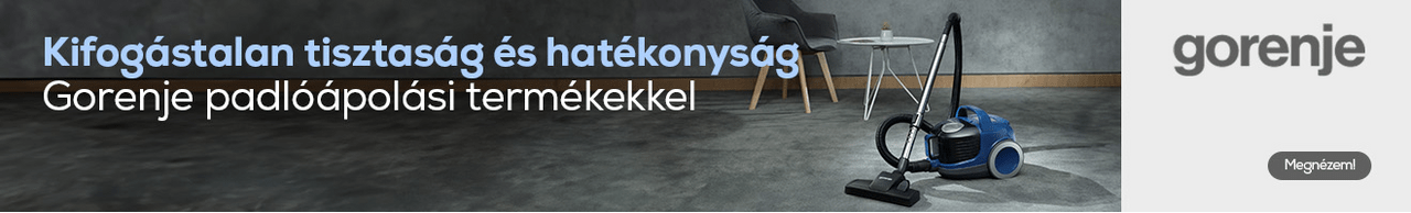 Kifogástalan tisztaság és hatékonyság Gorenje padlóápolási termékekkel