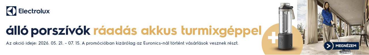 Electrolux Álló porszívók ráadás akkus turmixgéppel 07.15
