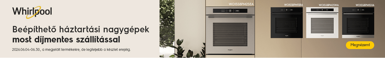Whirlpool beépíthető háztartási nagygépek