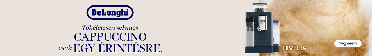 Tökéletesen selymes cappuccino csak egy érintésre