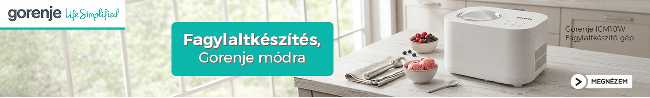 Fagylalt készítés Gorenje módra