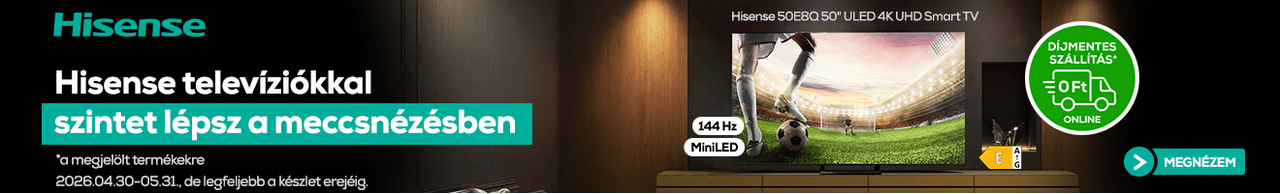 Hisense televíziók most szintet lépsz a meccsnézésben!