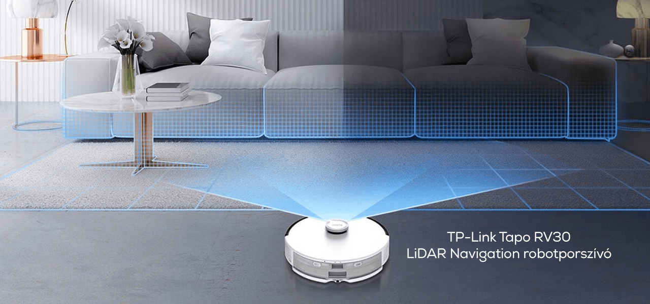 TP-Link Tapo RV30 LiDAR Navigation robotporszívó