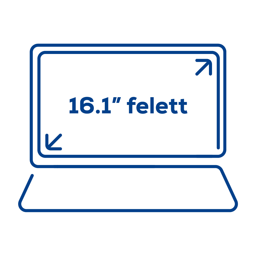Laptopok 16.1 col felett