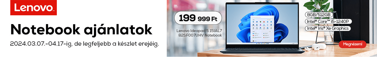 Lenovo notebook ajánlatok 04.17