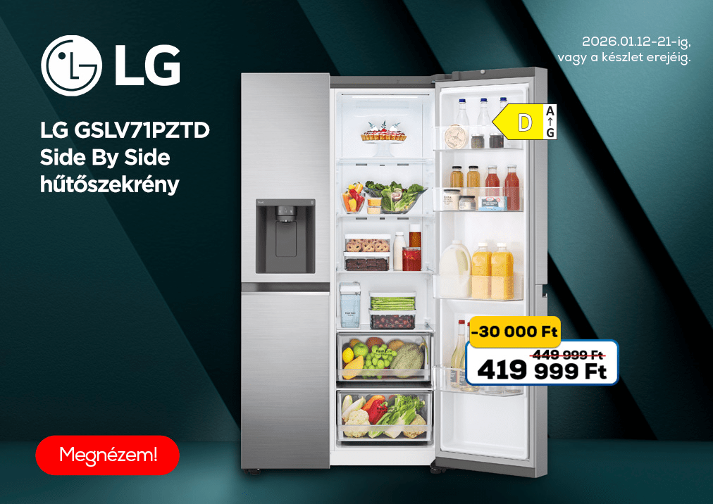 LG GSLV71PZTD Side By Side hűtőszekrény