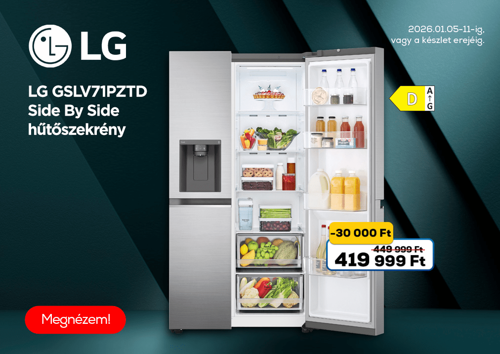 LG GSLV71PZTD Side By Side hűtőszekrény