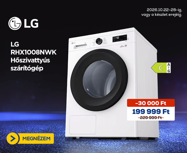 LG RHX1008NWK Hőszivattyús szárítógép