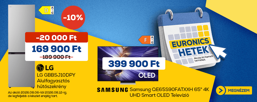 Euronics hetek! Ez ennyi.