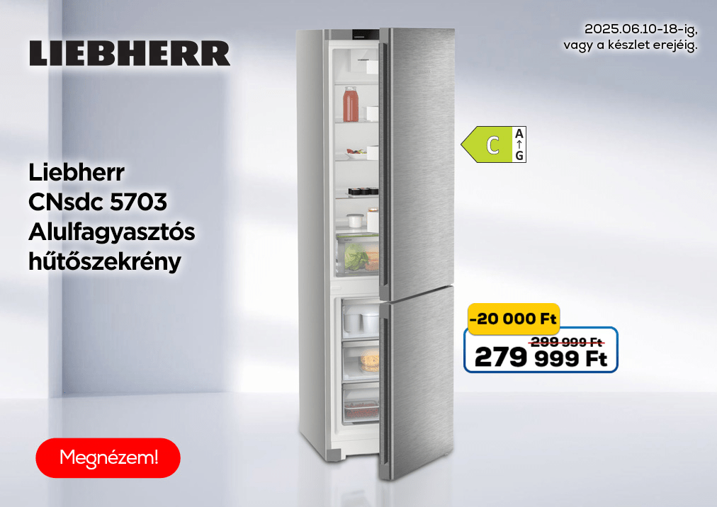 Liebherr CNsdc 5703 Alulfagyasztós hűtőszekrény